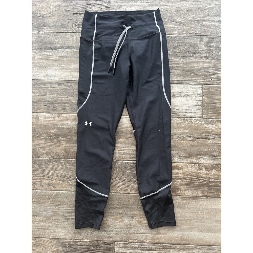 Under Armour HeatGear Compression High Rise Crop Women's Small Leggings (C1)
